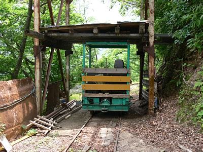 小口川軌道|小口川のトロッコ軌道